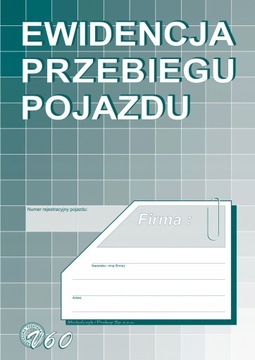 DRUK Ewidencja przebiegu pojazdu Michalczyk V60