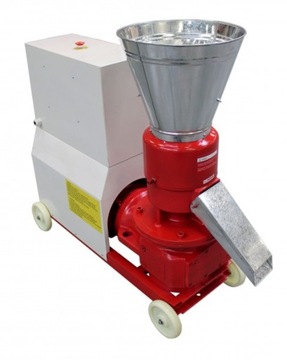 Промышленный гранулятор пеллет 11кВт 350кг/ч 6мм матрица, выставка