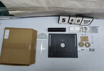 PROFESJONAL ALUMINIOWA PŁYTA STOŁU FREZARKI PROWADNICĄ UKOŚNĄ PŁOTEM 200MM