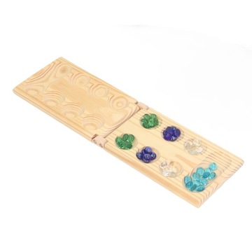 Складная африканская каменная игра Деревянная интеллектуальная логика