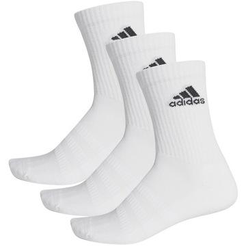 ADIDAS SKARPETY DŁUGIE CUSHION r.37-39 BIAŁE 3PAK