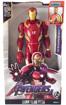IRON MAN DUŻA RUCHOMA FIGURKA AVENGERS + DŹWIĘK
