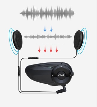 ИНТЕРКОМ EJEAS Q7 МОТОЦИКЛ ИНТЕРКОМ FM-РАДИО