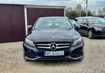 Mercedes Klasa C W205 Limuzyna 200 BlueTEC 136KM 2016 Mercedes-Benz Klasa C Avantgarde C200 136KM Full Led skory PDC Navi niski, zdjęcie 3