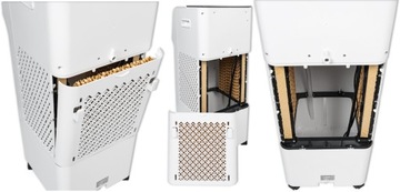 КОНДИЦИОНЕР КОНДИЦИОНЕР ПОРТАТИВНЫЙ ВЕНТИЛЯТОР 18Л ИОНИЗАЦИЯ 4в1 + КАРТРИДЖИ ДИСТАНЦИОННОГО УПРАВЛЕНИЯ