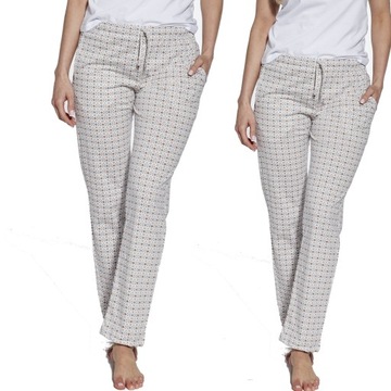 Spodnie piżamowe Cornette 690/35 S-2XL damskie XXL różowy