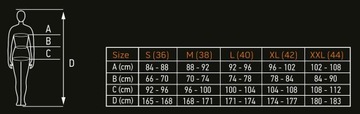 ФЛИС ЖЕНСКИЙ ЧЕРНЫЙ XXL NEO 80-500