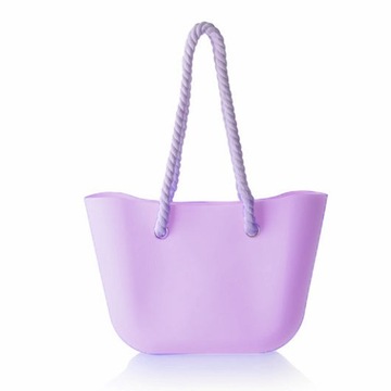 O TORBA GUMOWA TOREBKA HOBO JELLY SHOPPER BAG TGLA