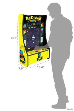 PAC-MAN PACMAN Подвесная машина-консоль Ретро-аркада 5 в 1 Arcade1Up