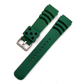 Pasek do zegarka typ SEIKO Diver 22mm zielony