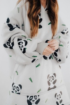 ОДЕЯЛО СВИТШОТ Одеяло толстовка толстовка Panda Comfy Moment Oversize 2в1 Польша