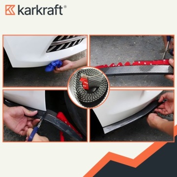 Резиновая крышка бампера UNIVERSAL 2,5 м SPOILER UNIVERSAL CARBON