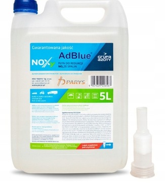 NOXY AD BLUE ADBLUE DIESEL PŁYN KATALICZNY DPF 5L + LEJEK