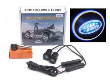 2x LED LOGO PROJEKTOR DO DRZWI HOLOGRAM HD 3D LAND ROVER WSZYSTKIE MODELE
