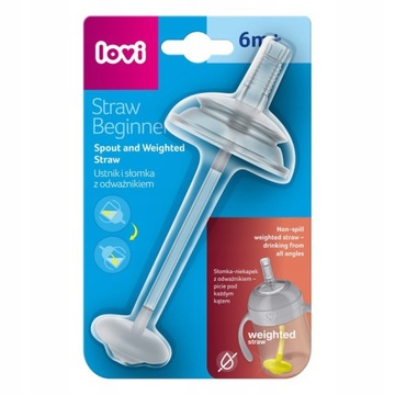 LOVI MOUTH, СОЛОМКА С ВЕСОМ ДЛЯ КРУЖКИ 35/360
