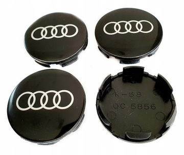 AUDI DEKIELKI KAPSLE DEKLE DO ALUFELG 57mm/53mm