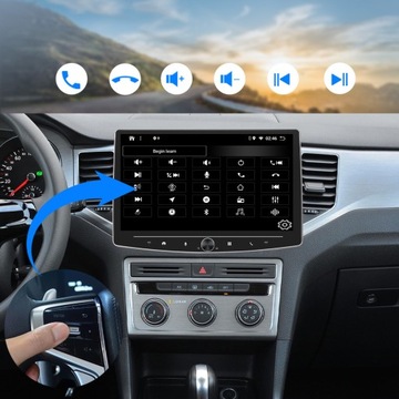 АВТОМОБИЛЬНЫЙ РАДИО 1 DIN ANDROID AUTO CARPLAY 2 ГБ/64 ГБ WIFI DSP ANDROID 13