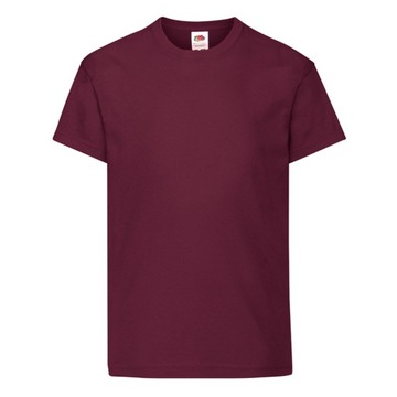DZIECIĘCA KOSZULKA T-SHIRT FRUIT FC burgundy 164