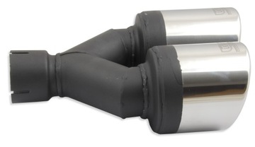 Декоративный конец глушителя ULTER, двойной СЛЕВА, 100 м