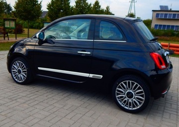 Fiat 500 II Seria 4 1.2 69KM 2016 Fiat 500 1.2 Black &amp; White polift szklany dach parktronik bezwypadkowy, zdjęcie 4