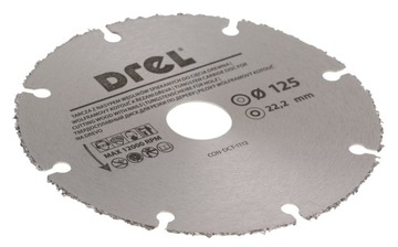 TARCZA CIĘCIA DREWNA Z WĘGLIKIEM SPIEKANYM 125MM