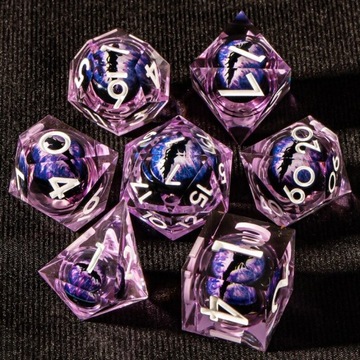 НАБОР SPYRO ИЗ 7 ЖИДКИХ КУБИКОВ ДЛЯ РПГ