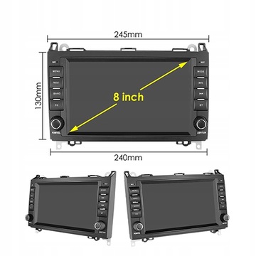 РАДИО ANDROID GPS BT vw Crafter 2006 DSP 4/64 ГБ