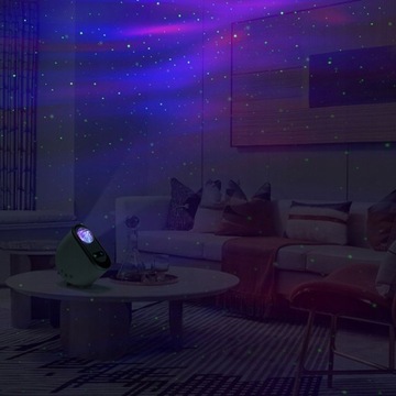 PROJEKTOR GWIAZD NIEBA LAMPKA NOCNA WIELOFUNKCYJNY