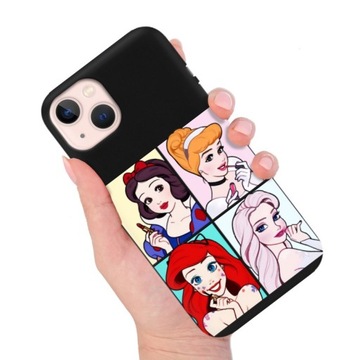 Etui MATOWE Czarne do IPHONE 13 Modne Top Wzory
