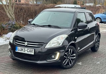 Suzuki Swift V Hatchback 3d Facelifting 1.2 VVT 94KM 2015 Suzuki Swift lift 1,2 94KM Klima Tempomat LED Bezwypadkowy Serwis Dla wyma