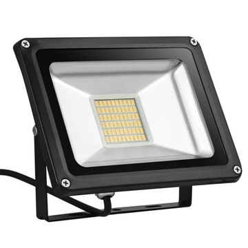 Halogen 30W naświetlacz LED 12V 24V reflktr ciepły