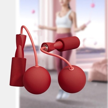 Obciążona skakanka bez skakanki anty czerwona piłka 75mm