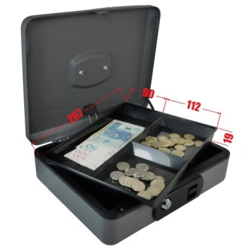 EXCLUSIVE METAL CASH CASE - автоматический рычаг открытия!