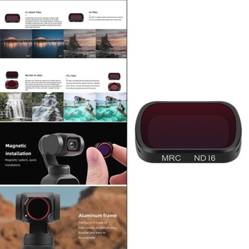Фильтр объектива для DJI Osmo POCKET 2, профессиональные аксессуары ND16