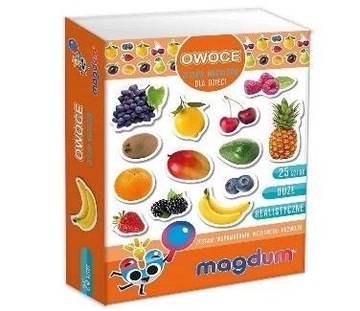 OWOCE - ZESTAW MAGNESÓW
