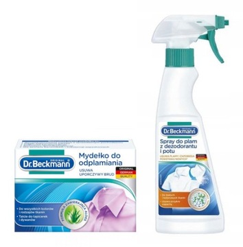 Dr.BECKMANN MYDEŁKO DO ODPLAMIANIA PLAM + ODPLAMIACZ PRECYZYJNY NA POT