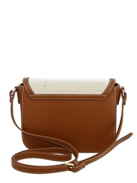 Сумка-мессенджер David Jones, эко-кожа, холст