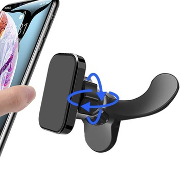 MAGNETYCZNY UCHWYT SAMOCHODOWY NA TELEFON KRATKĘ