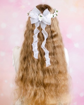 Причастие венки из пенопластовых цветов розового белого