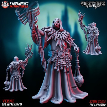 Verne The Necromancer Kyoushuneko Miniatures