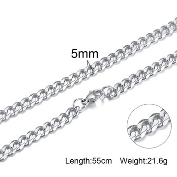 Vnox Mens Cross Necklaces, Stainless Steel Layered Plain Cross Pendant,