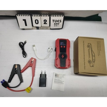 URZĄDZENIE ROZRUCHOWE DO SAMOCHODU ROZRUCH JUMP STARTER POWERBANK 6000mAh