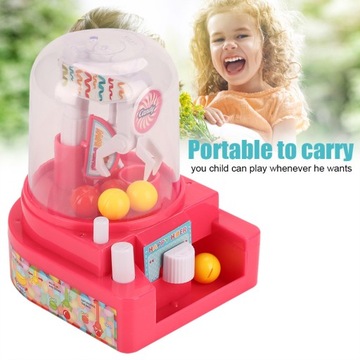 Ciekawe dla dzieci Mini Doll Machine Przenośne lalki Łapacz Śmieszne OV