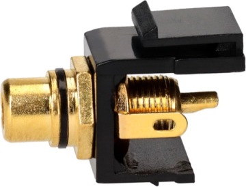 Модуль Keystone с разъемом RCA/CINCH черный