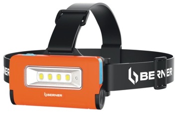 BERNER 2in1 335506 аккумуляторный светодиодный налобный фонарь USB