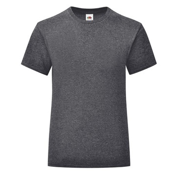 FRUIT DZIEWCZĘCA KOSZULKA T-SHIRT 150T D.GREY 152