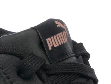 Damskie czarne buty skórzane PUMA JADA sneakersy sportowe r. 37