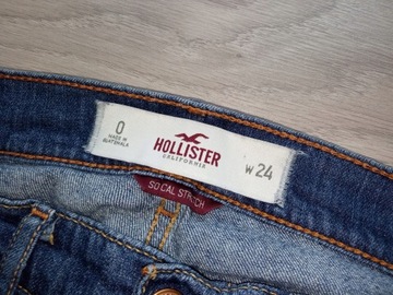 HOLLISTER_MARKOWE SPODNIE JEANSOWE JEANSY_W24