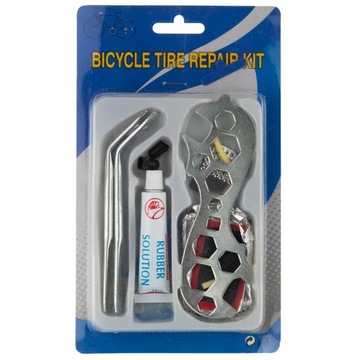 РЕМОНТНЫЙ КОМПЛЕКТ ВЕЛОСИПЕДНОЙ ТРУБЫ ДЛЯ ВЕЛОСИПЕДОВ PATCH KEY многоразовый клей