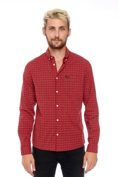 LEE SLIM BUTTON DOWN RED OCHRE L66XRQOE L